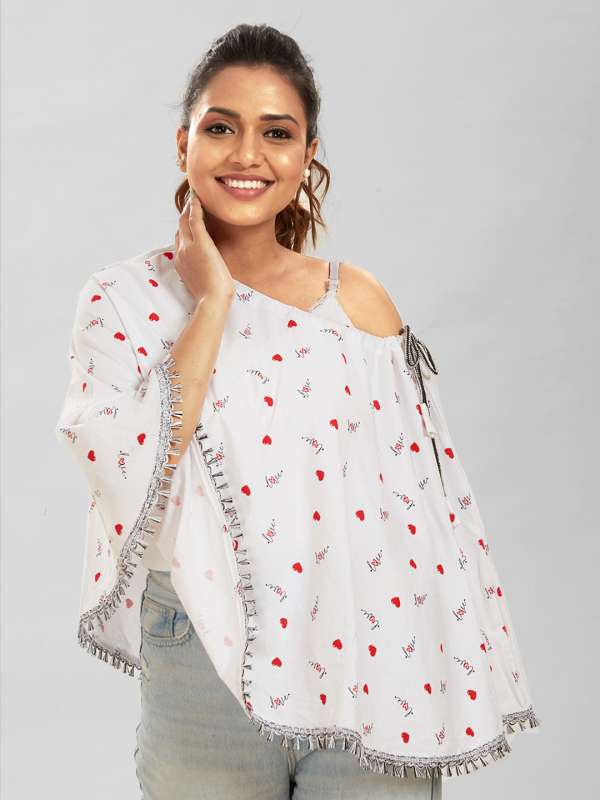 Cold shoulder tops best sale myntra