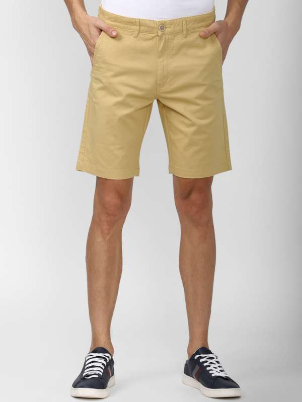 Buffalo Khaki Solid Chino Shorts Buy Buffalo Khaki Solid Chino