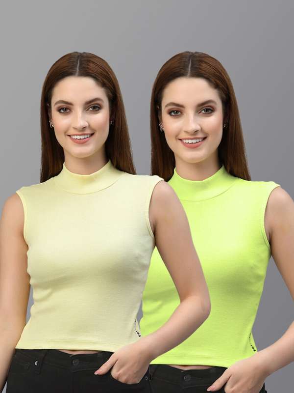 Yellow green top top