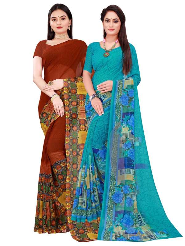Pista Green Printed Cotton Saree with intricate designs on its body  contrast border  pallu features lots of parrots