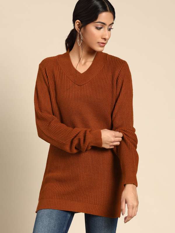 Women Rust Sweaters - Buy Women Rust 