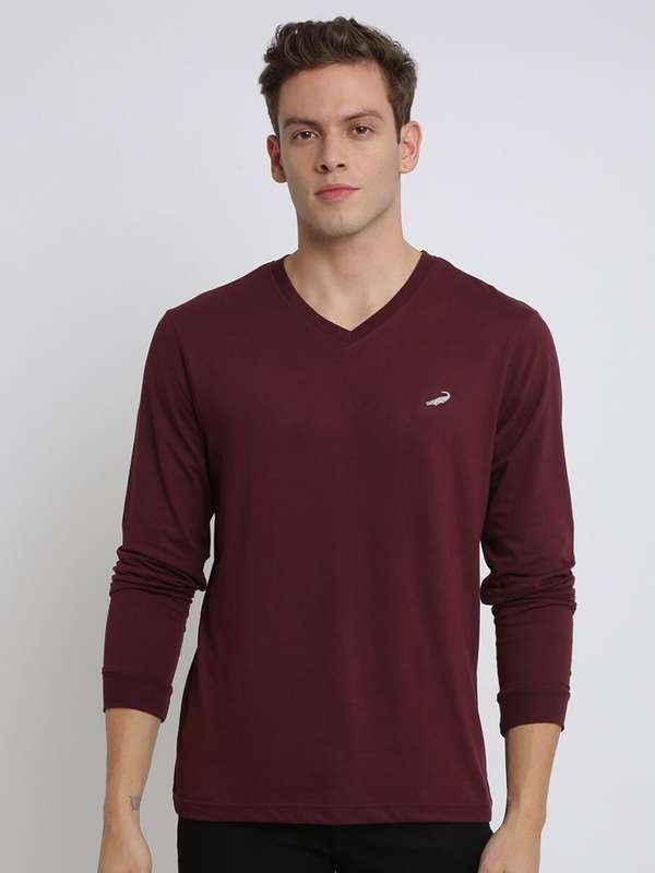 Buy V Neck Long Sleeve Tshirts For Men 