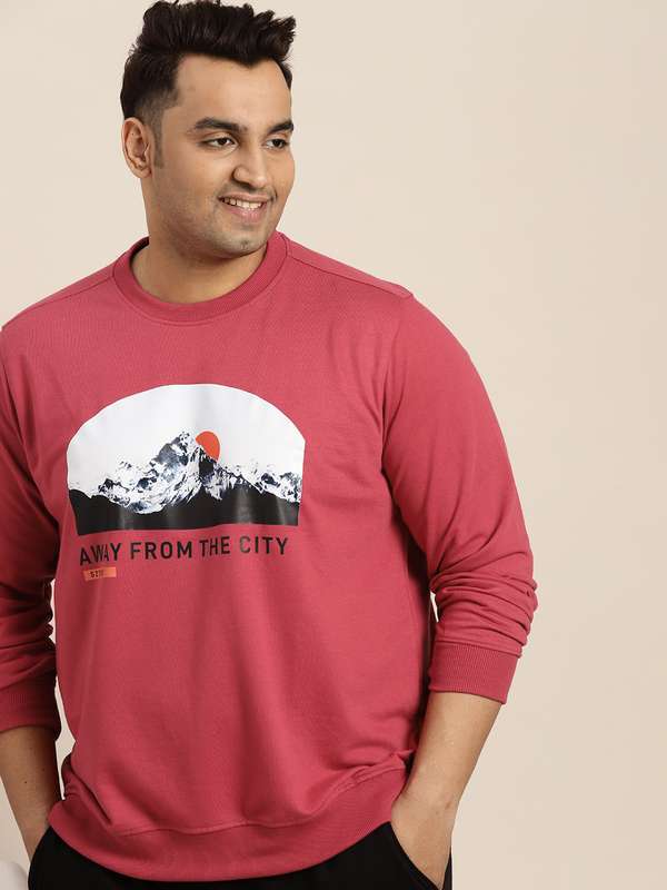 Buy Plus Size Sweatshirt Online at the Best Price | Myntra