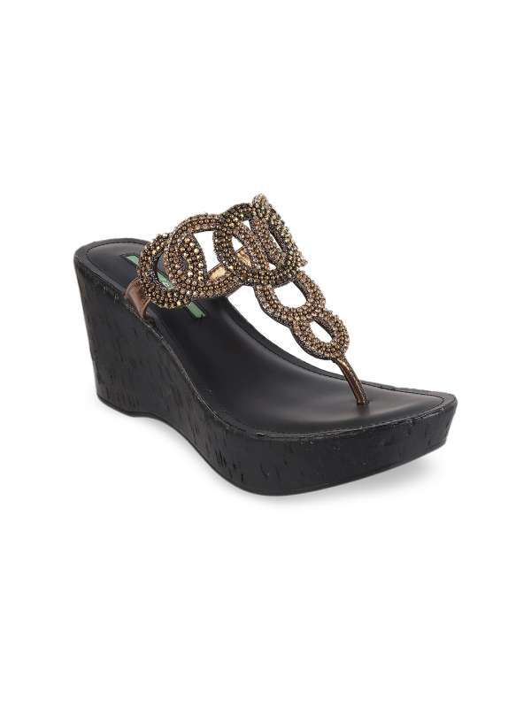 Buy Catwalk Bronze Heels Myntra