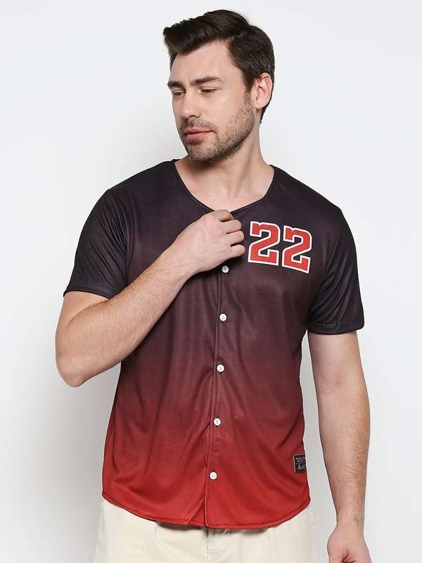 Baseball t shirt online india clearance