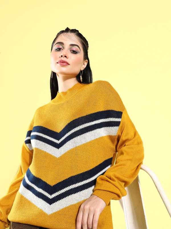 Yellow shrug sweater outlet