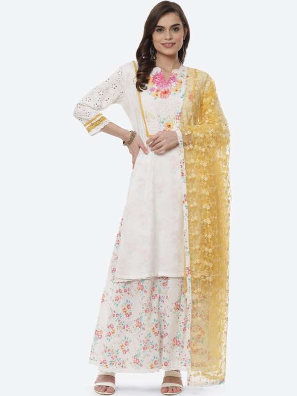 Biba white kurtis shop