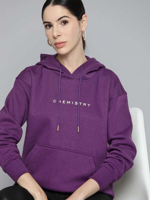 Purple womens sweatshirt clearance