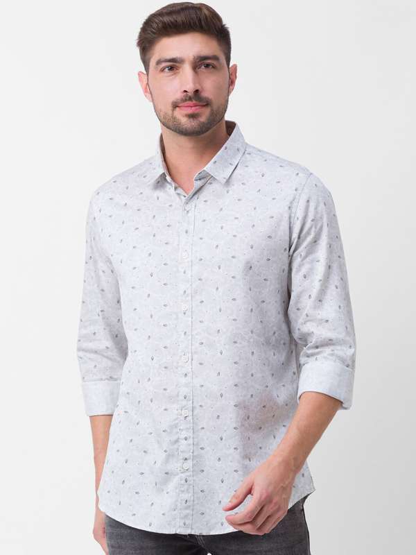 Spykar best sale white shirt
