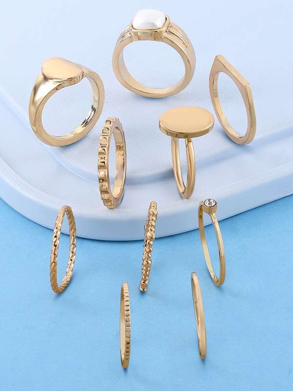 Finger rings designs on sale for female artificial