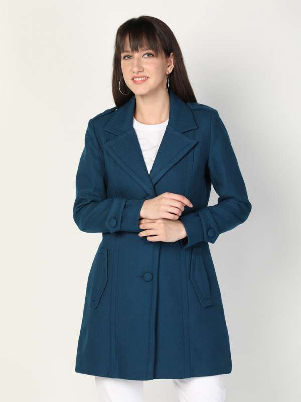 Long blazer coat womens clearance