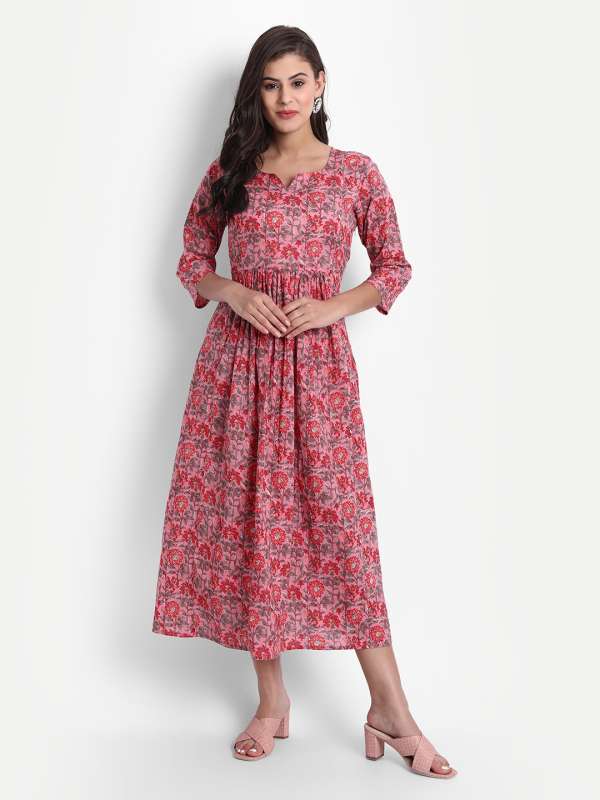 Coral Dress Buy Coral Dress online in India