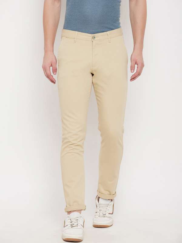 Buy Duke Navy Mid Rise Comfort Fit Trousers for Men Online  Tata CLiQ