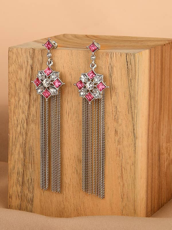 Designer statement jewellery set Ethnic necklace and earrings at 3250   Azilaa