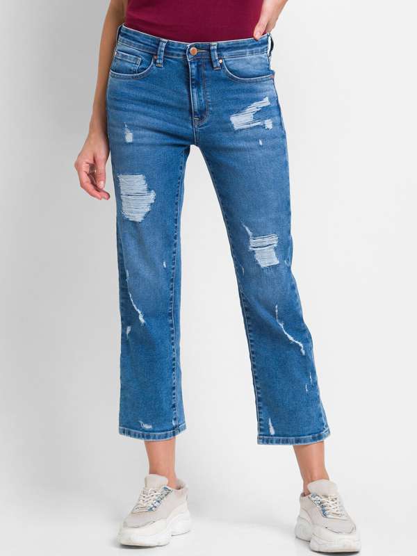 Spykar Ripped Jeans Buy Spykar Ripped Jeans online in India
