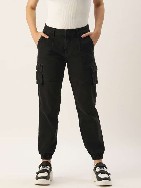 Style Black Cargo Pants Women  Wear Black Cargo Pants  Black Cargo Pants  Women  Aliexpress