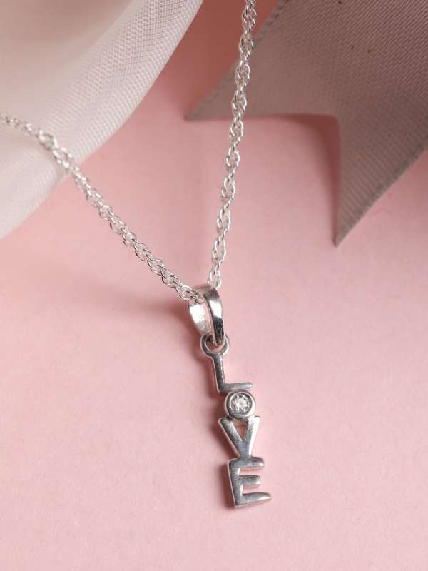 Chandi ki chain sales with locket