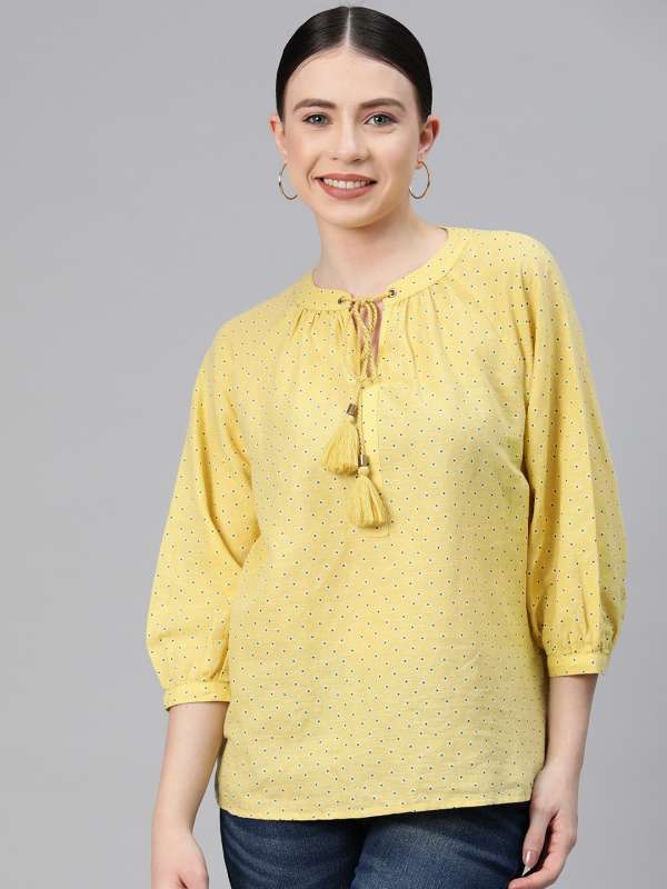 Marks and spencer new arrivals yellow top