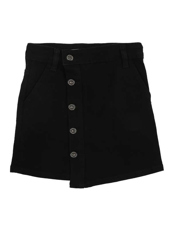 Black denim skirt online india online