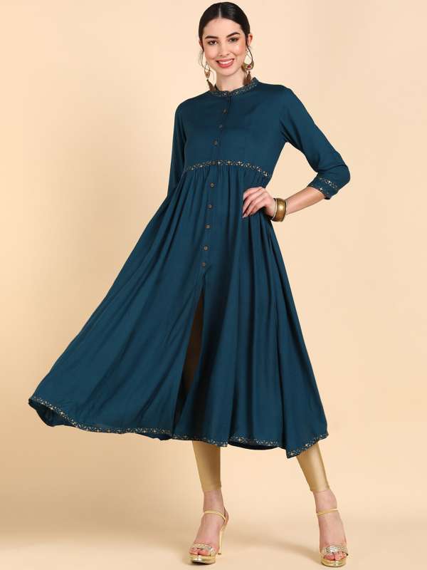 Buy Aaika V Neck Kurtas Myntra