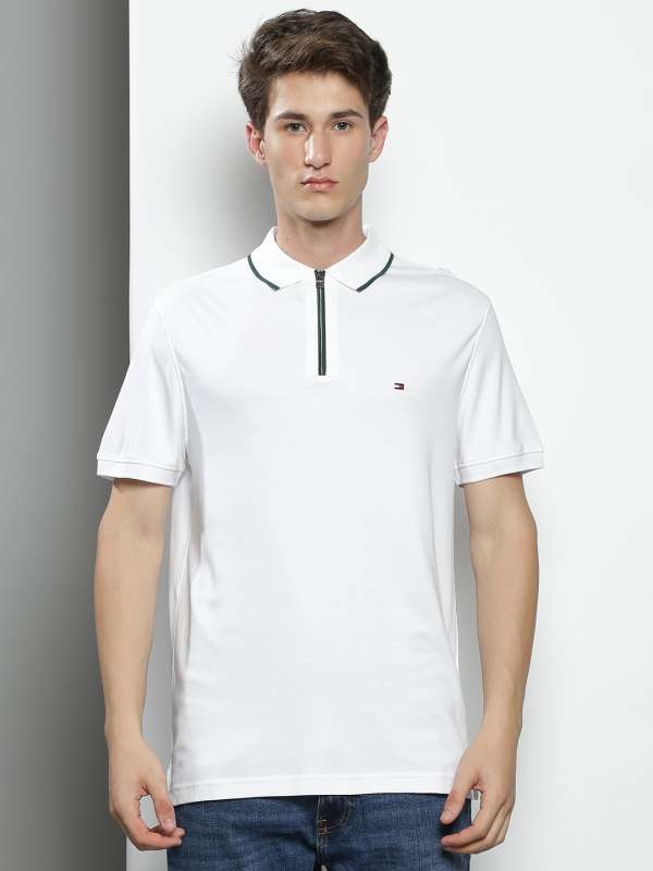 Tommy hilfiger plain white t hotsell shirt