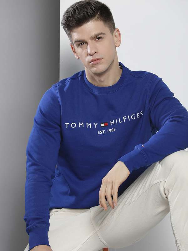 blue tommy hilfiger tracksuit