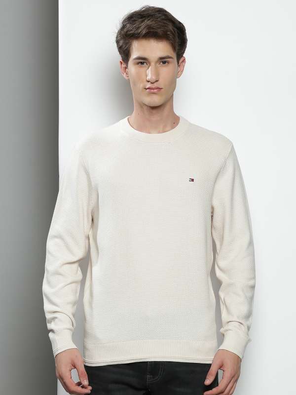 Mens tommy hilfiger on sale crew neck sweater