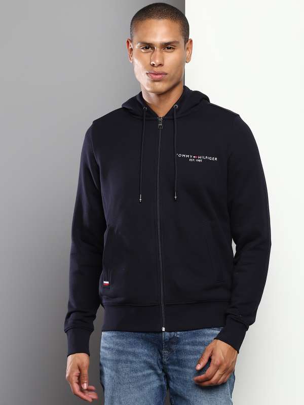 Tommy hilfiger hoodie navy cheap