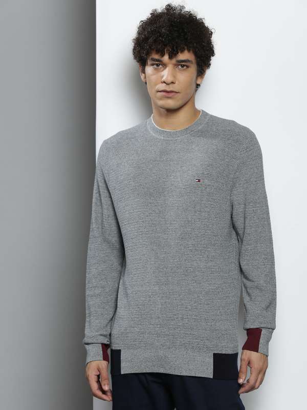 Grey tommy hilfiger hotsell jumper
