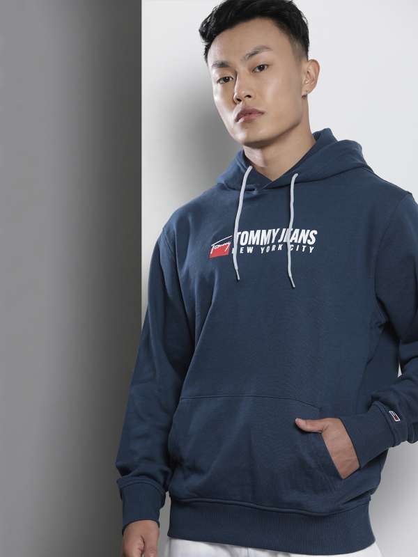 tommy hilfiger pink hoodie mens