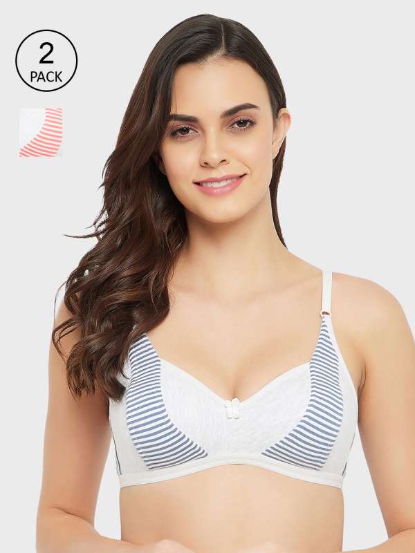 Women Printed Heavily Padded Underwired Push Up Bra Blue at Rs 524.00, Padded Bra