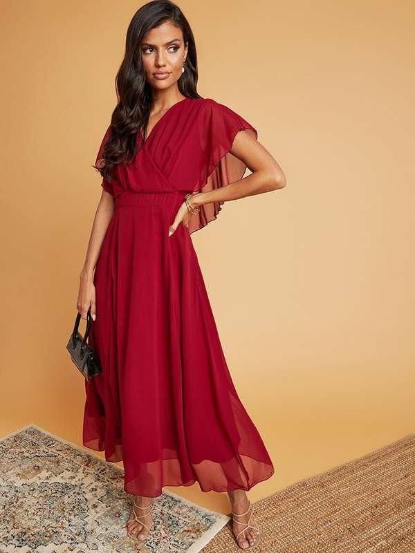 Burgundy Dresses - Buy Trendy Burgundy 