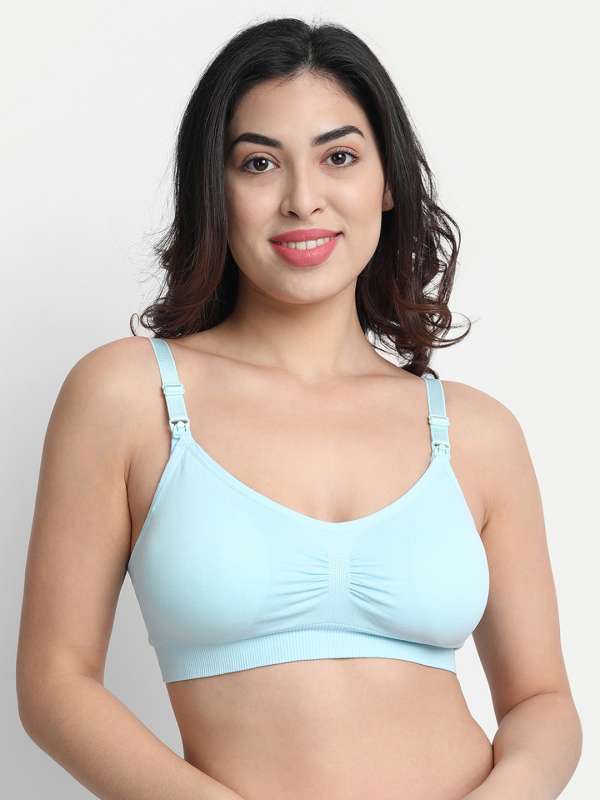 Cotton Super PC Non-Padded Blue Maternity Bra, Size: 30B at Rs 62