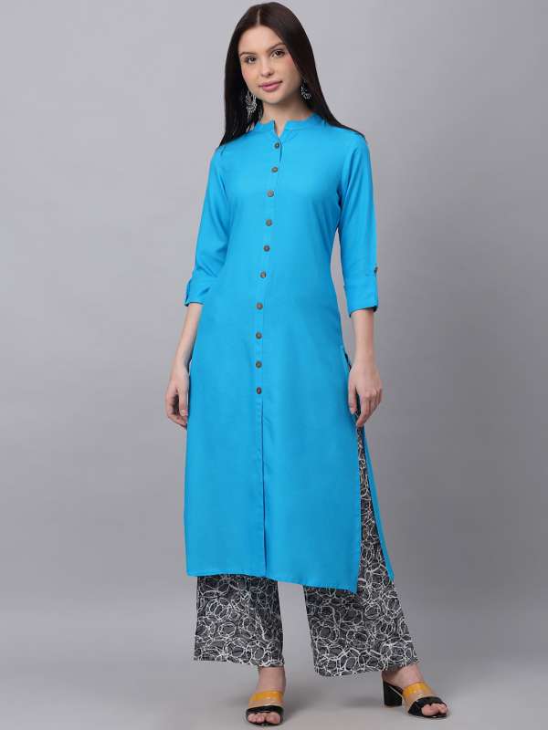 Blue and 2024 blue brand kurtis