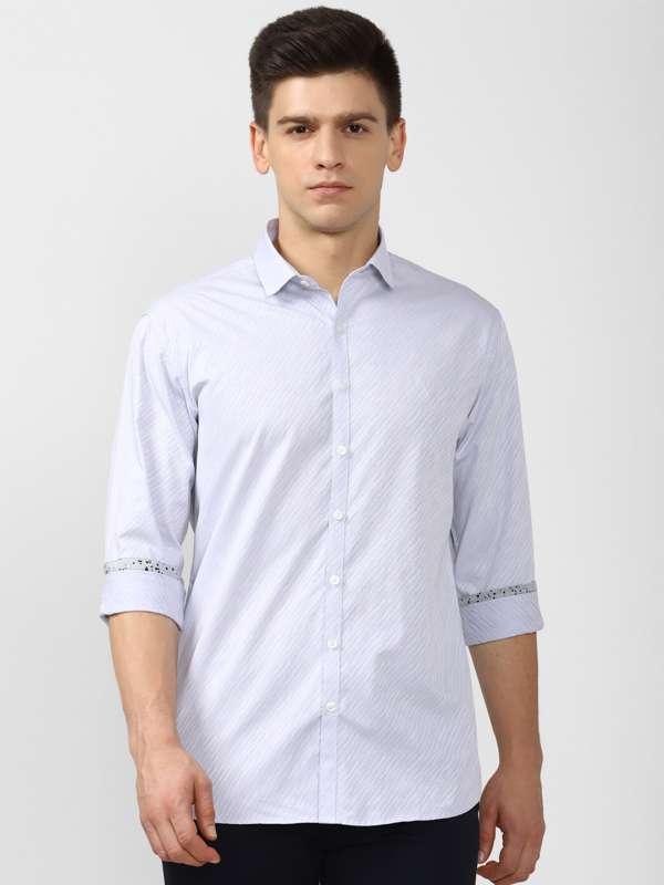 Buy White Striped Shirt Online In India -  India