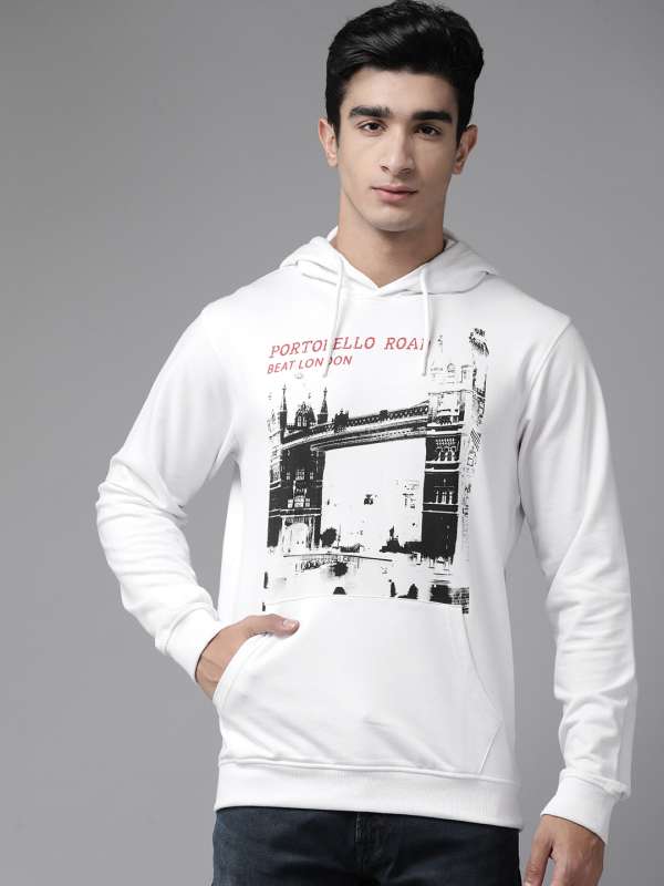 White hoodie with jeans hotsell
