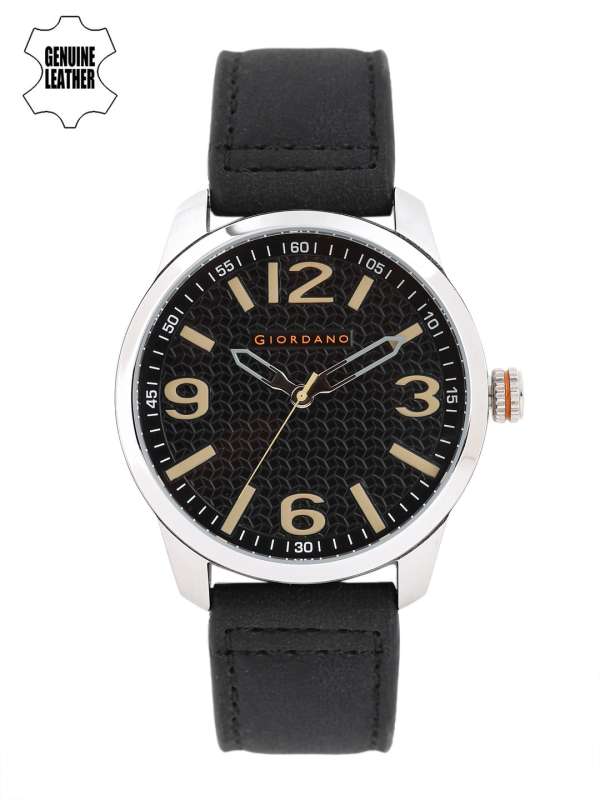 Giordano analog black dial men's sale watch