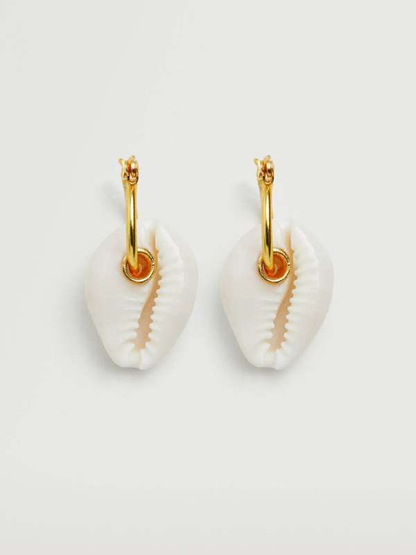 Quality Gold 14k Conch Shell Earrings E916  Walsh Jewelers