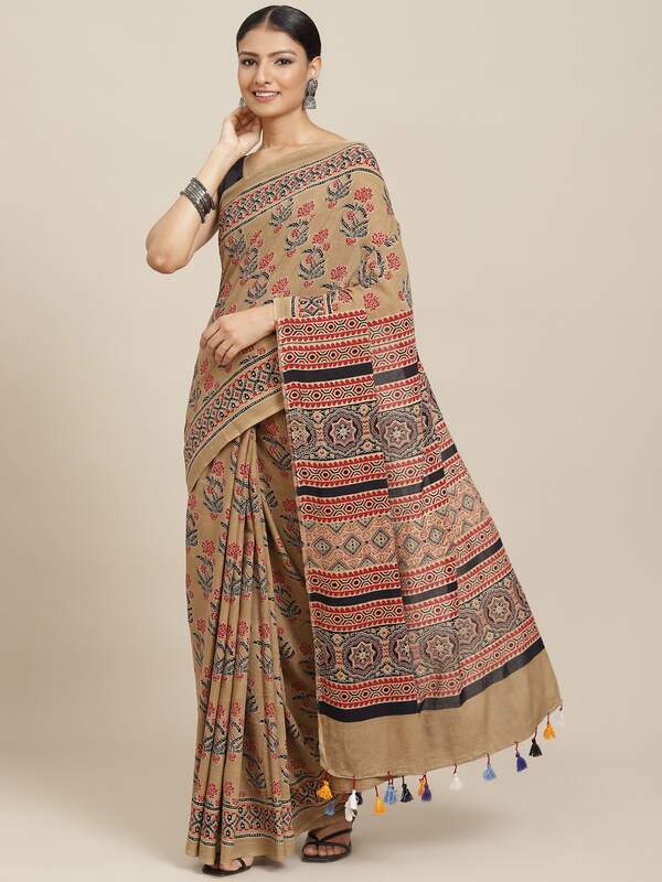 Buy Leeli Peeri Designer Womens Cotton Silk Saree with Blouse Piec at  Amazonin