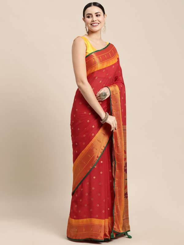 Paithani Saree Printed Dress Material 