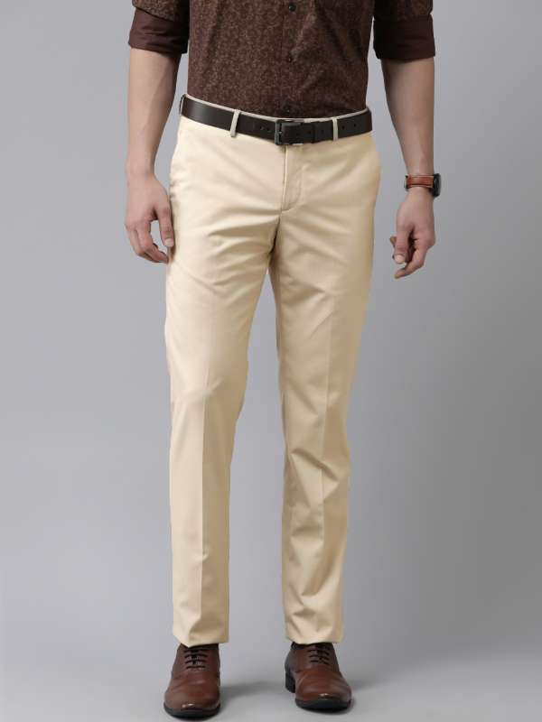 Buy Arrow Sports Men Khaki Jackson Skinny Fit Printed Casual Trousers   NNNOWcom