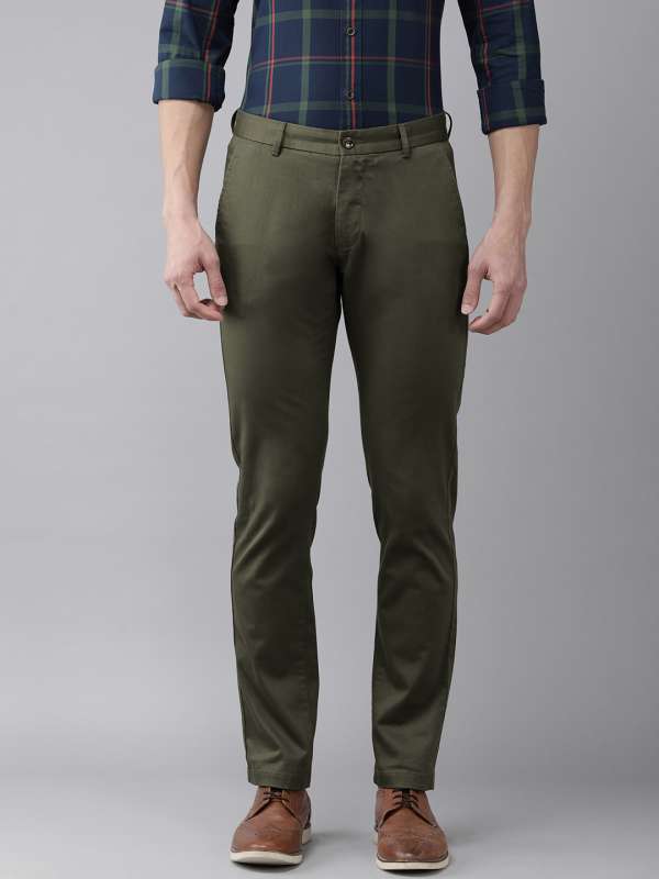ARROW Slim Fit Men Green Trousers  Buy ARROW Slim Fit Men Green Trousers  Online at Best Prices in India  Flipkartcom