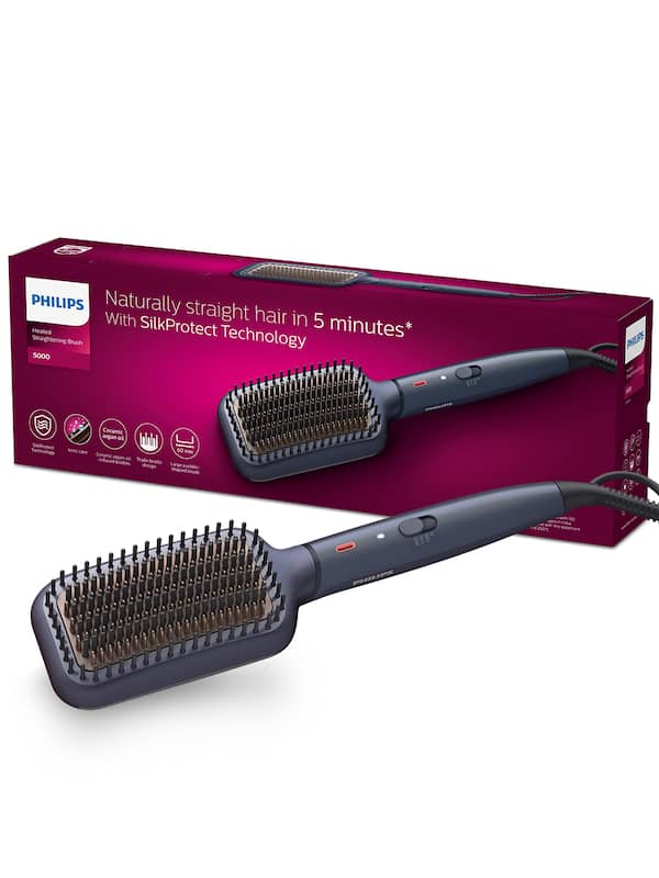 Buy Philips HP8318/00 KeraShine Temperature Control Hair Straightener  Purple - Straighteners for Women 9375003 | Myntra