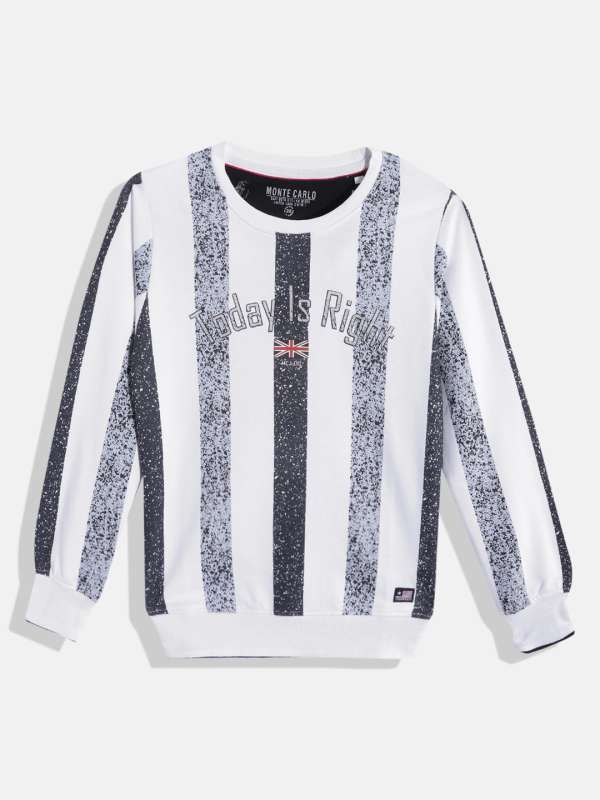 Levis blue and white striped sweatshirt 2025
