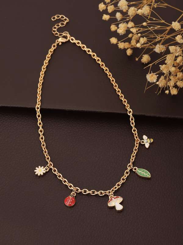 Gold necklace for kid girl hotsell