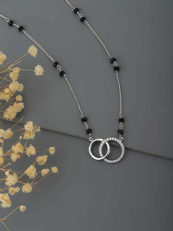 pure silver mangalsutra price