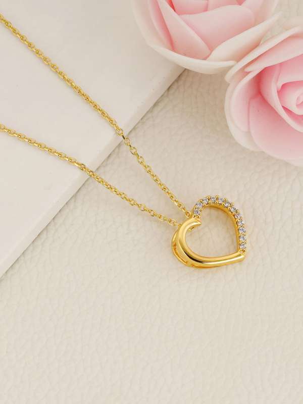 Wowen E Letter 18k Pendant With Chain Buy Wowen E Letter 18k
