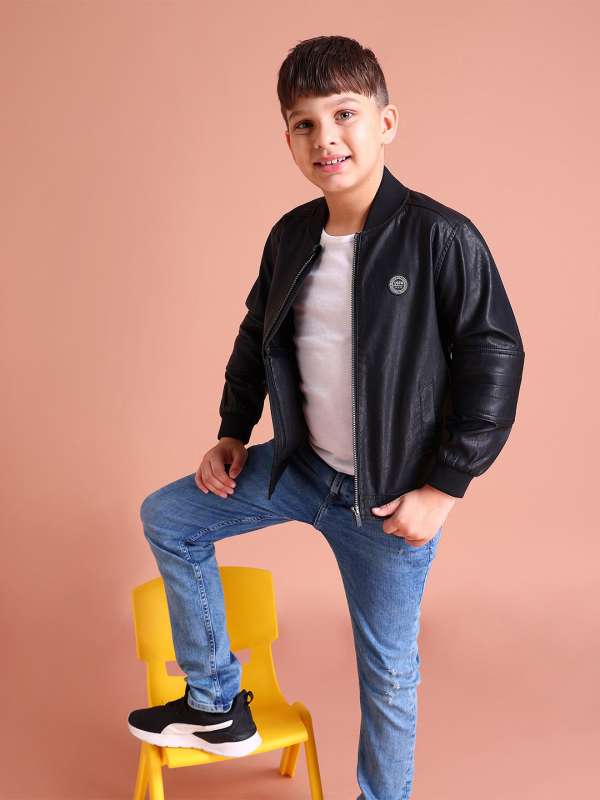 Boys leather jacket price cheap