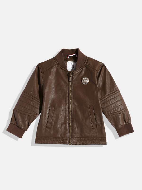 Us polo leather jacket online store
