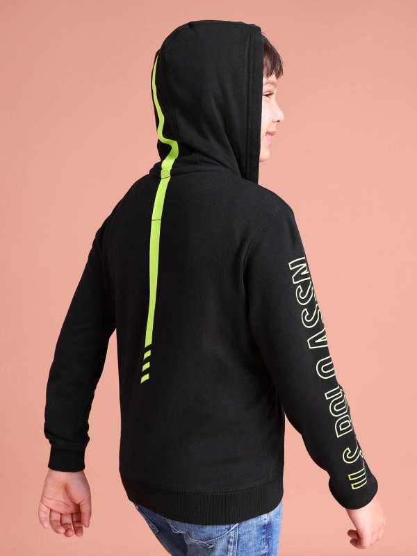 Kids black hoodie shop